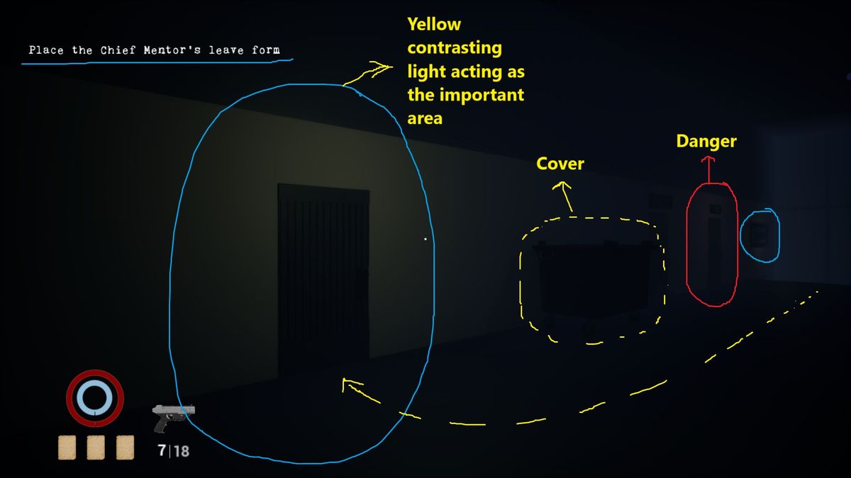Lighting as Guidance Diagram