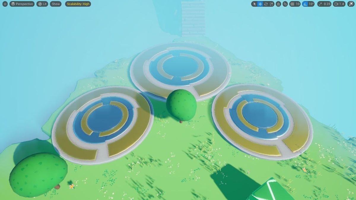 Complex Rotating Platforms